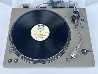 Technics SL-1500 Direct Drive Turntable Silver Vintage Tested