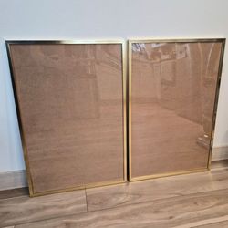 Set of Gold Poster Frames