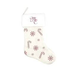 Mariah Carey Official Christmas Satin Embroidered Stocking Christmas Stocking