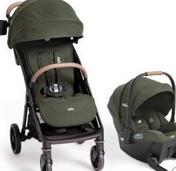 Jole Nutmeg Travel System  with Mint Latch Infant Car Seat