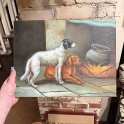 Original Dog Painting 