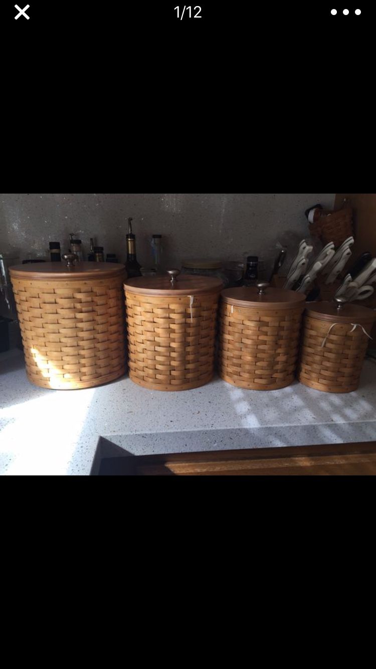 Longaberger Canister Set