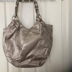 Beautiful Bronze Leather Elliott Lucca Purse