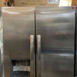 Frigidaire Side-by-Side Refrigerator, Stainless Steel