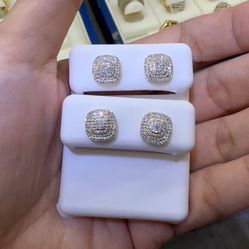 10KT DIAMOND EARRINGS