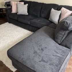 🦋Showroom,Fast Delivery, Finance,Web🦋L Shape 2pc Sectional Sofa w/ Chaise Comfortable Couch 