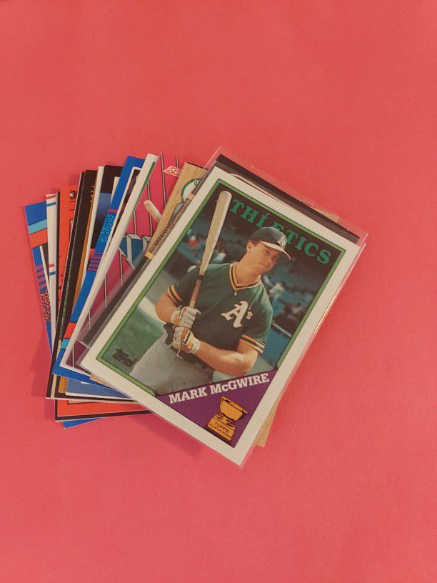 Lot Of 25 Different Mark Mcgwire Oakland A's Baseball Cards