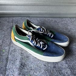 Vans Old Skool Multi-Color Yacht Club Shoes 500714 Suede/Canvas size 10.5 Men’s 