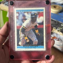 Autographed Barry Bonds Error Card 