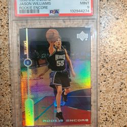 1998-99 Upper Deck Encore Jason Williams Rookie Card