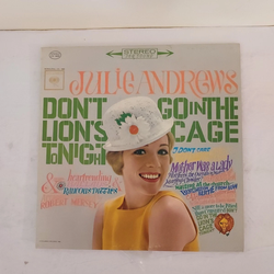 Vinyl Record LP Julie Andrews Don't Go in the Lion's Cage Tonight VG