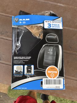RAM Officially Licensed 3-Piece Sideless Seat Cover (Like New)