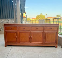 Vtg 72” Rosewood Ming Modern Credenza Sideboard – Chinese Buffet Cabinet