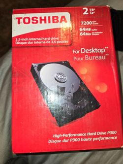 Toshiba P300 2TB 3.5-inch Internal Hard Drive