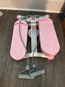 Merach Steppers for Exercise, Space-saving Stair Stepper with Resistance Bands, Mini Stepper for Home And Office Use with 330LBS Loading Capacity, Hyd