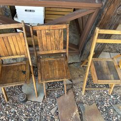 Antique Folding Chairs 