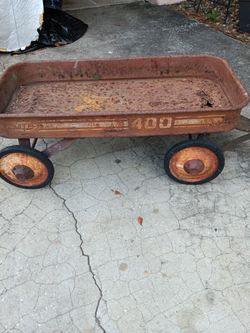 Antique Little Red Wagon