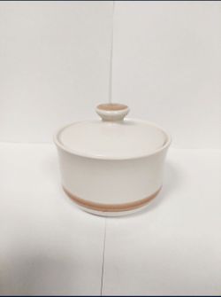 Genuine Stoneware Vintage Sugar Bowl