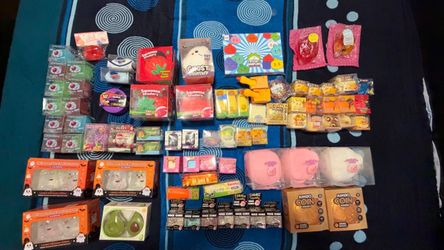 Large Lot of Squishy Toys Mixed Bundle