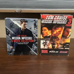 MISSION IMPOSSIBLE BLU RAY AND DVD COLLECTION 