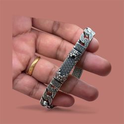 925 Solid Sterling Silver Bracelet | 8.5 Inch | 61 Gram