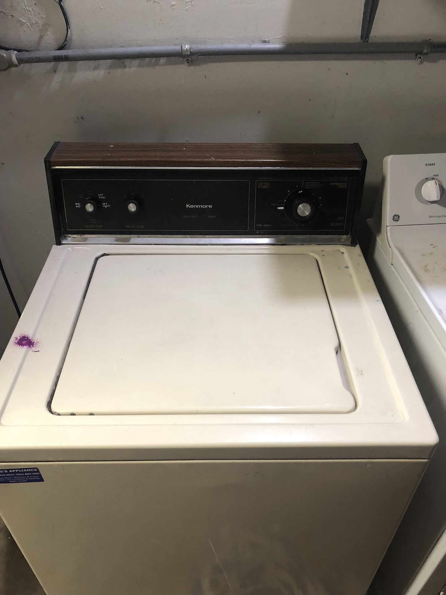 Working Washer And Dryer