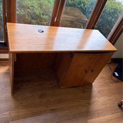Free Real wood office desk