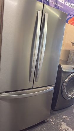 Nice like new Whirlpool stainless steel refrigerator
