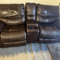 Brown Recliner 