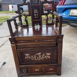 Antique Chinese Inlaid Chair