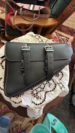 Motorcycle  all leather bag