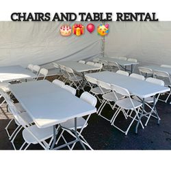 Party chairs and tables