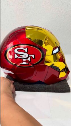 San Francisco 49’ers team inspired Iron Man helmet