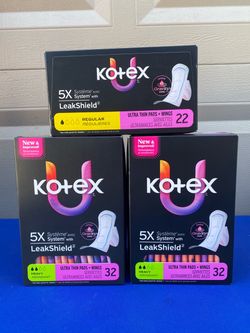 U By Kotex Ultra Thin Pads + Wings
