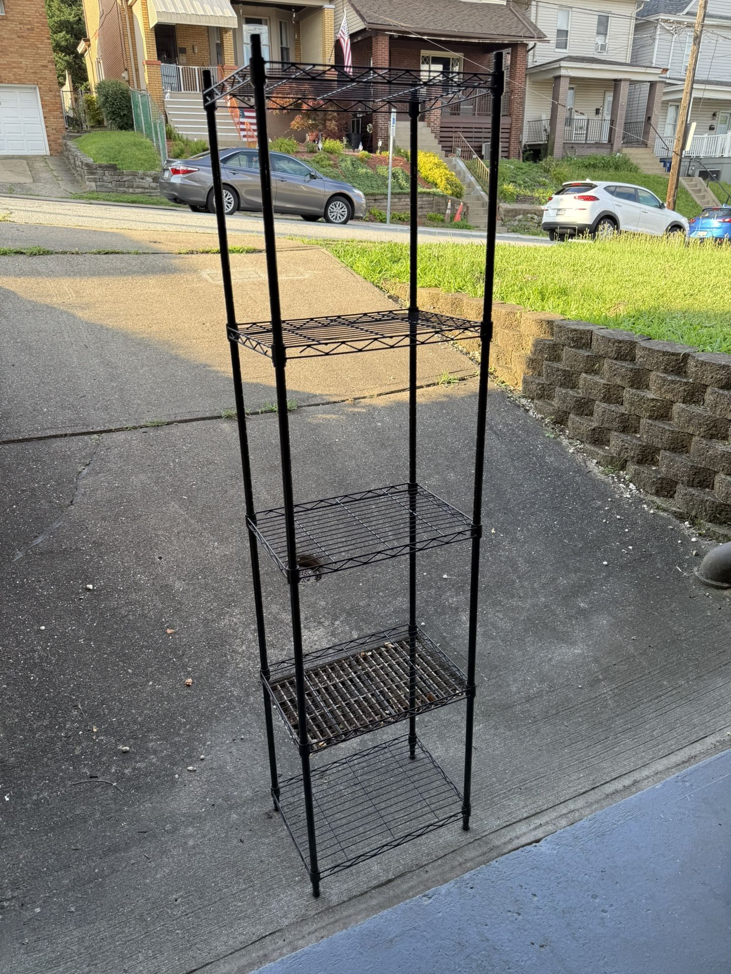 Tall Metro Rack Black