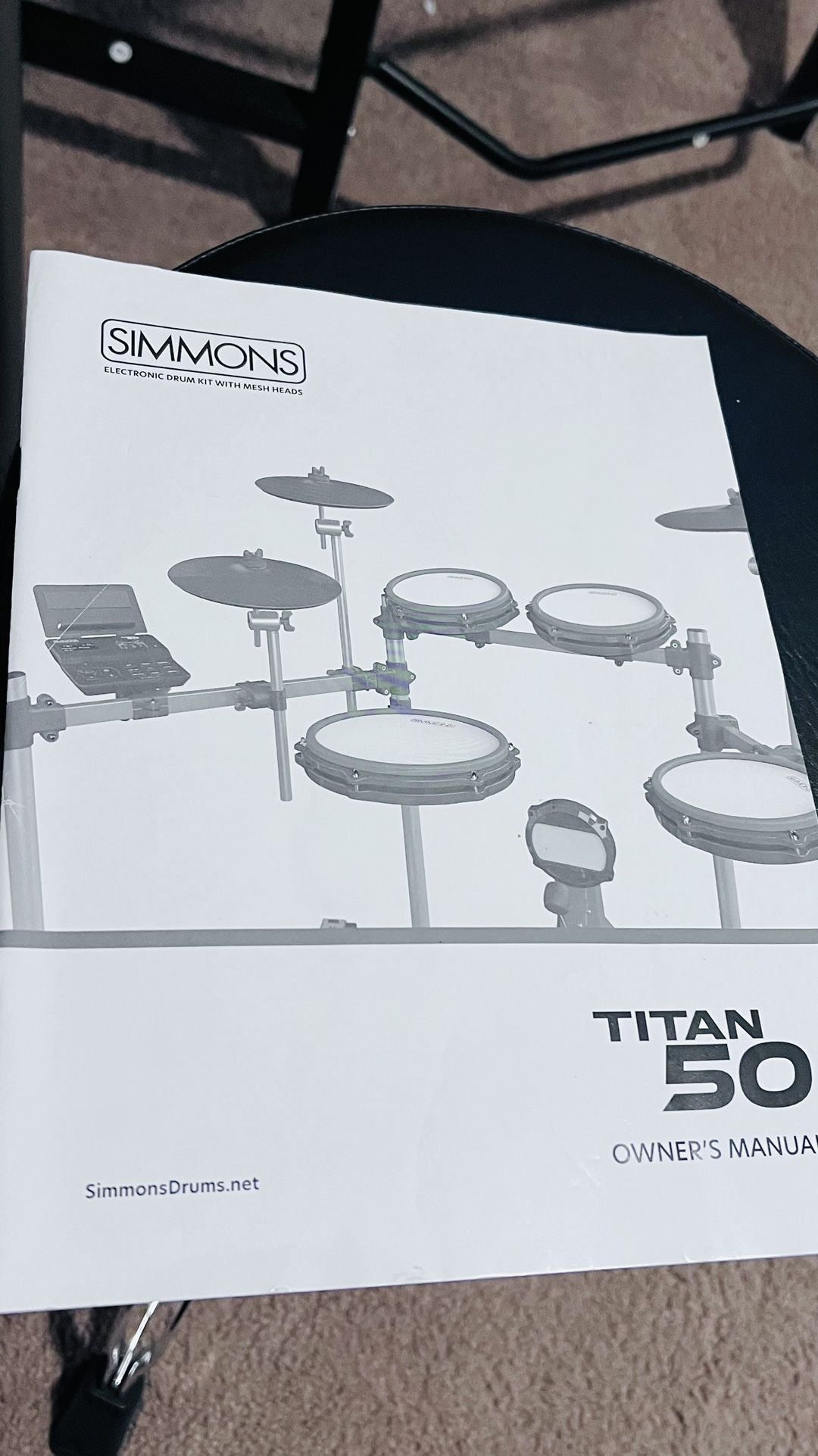 SIMMONS TITAN 5O Drum Set