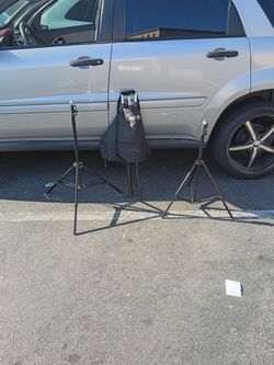 Photography Light Stands with Carry Bag – Set of 2