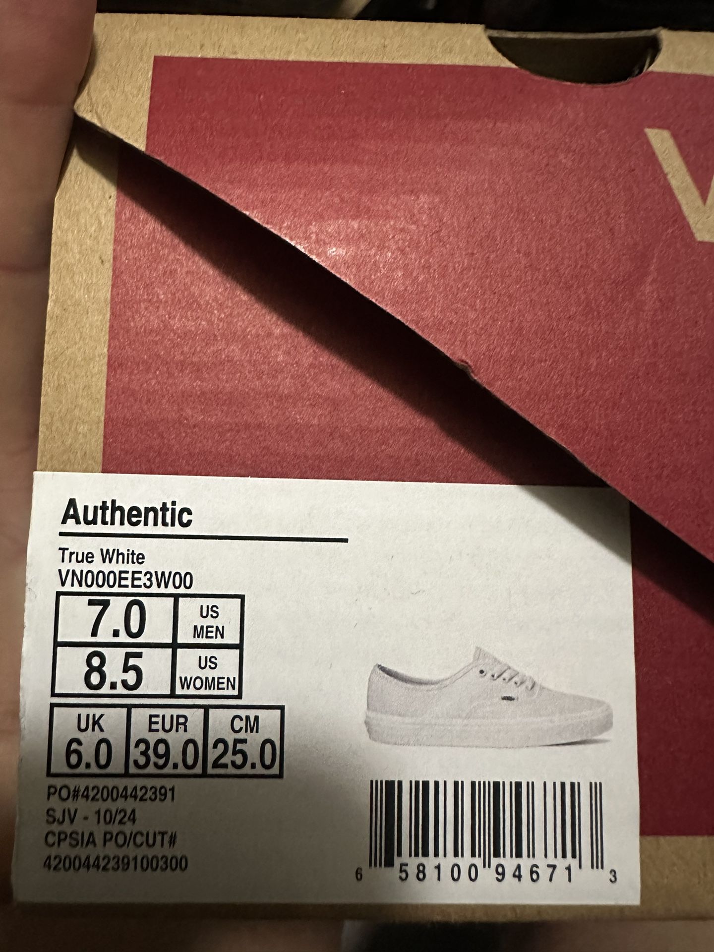 Vans Authentic White