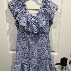 Brand New Purple Off Shoulder Lace Dress