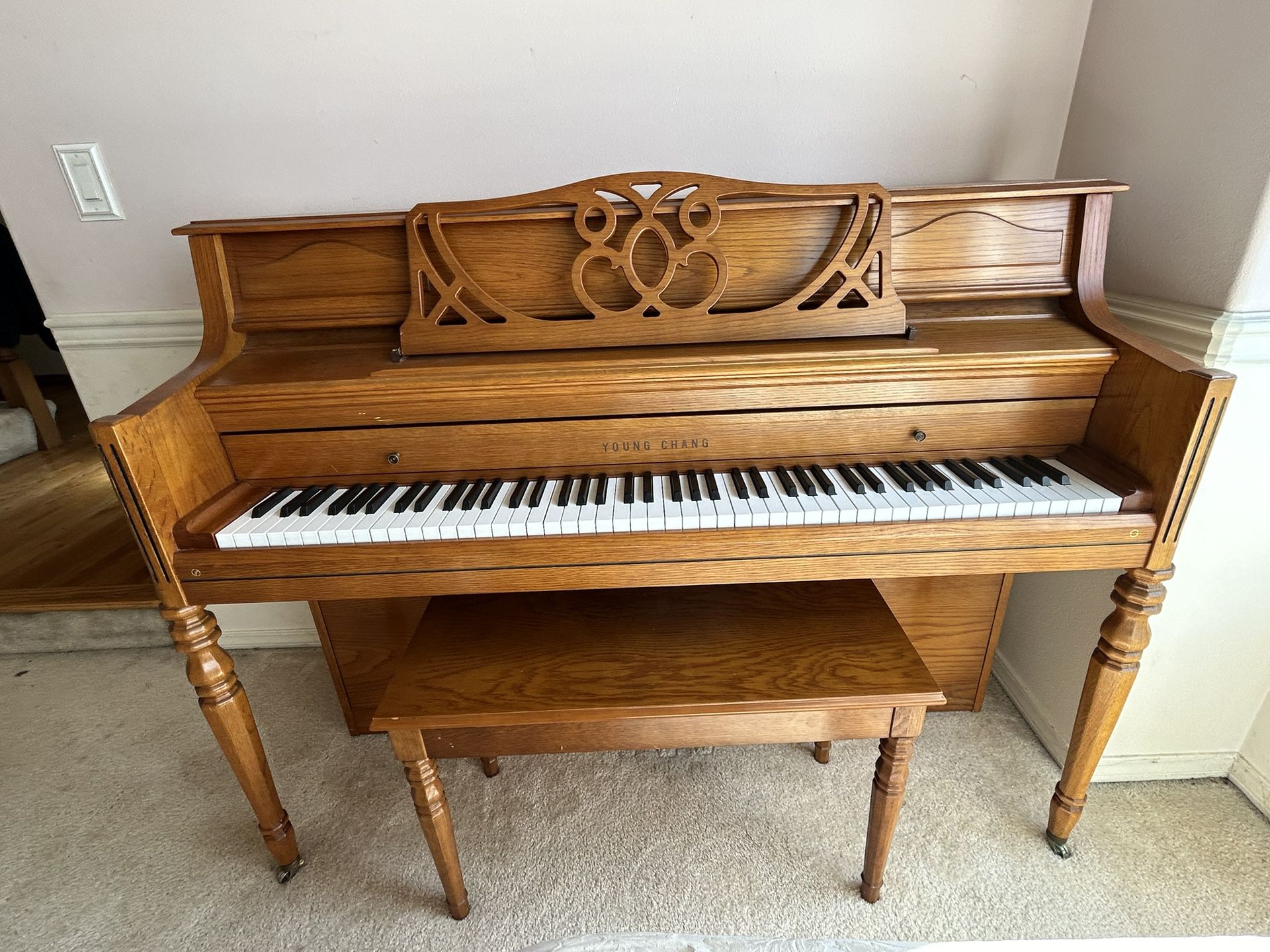 42” Young Chang Console Piano