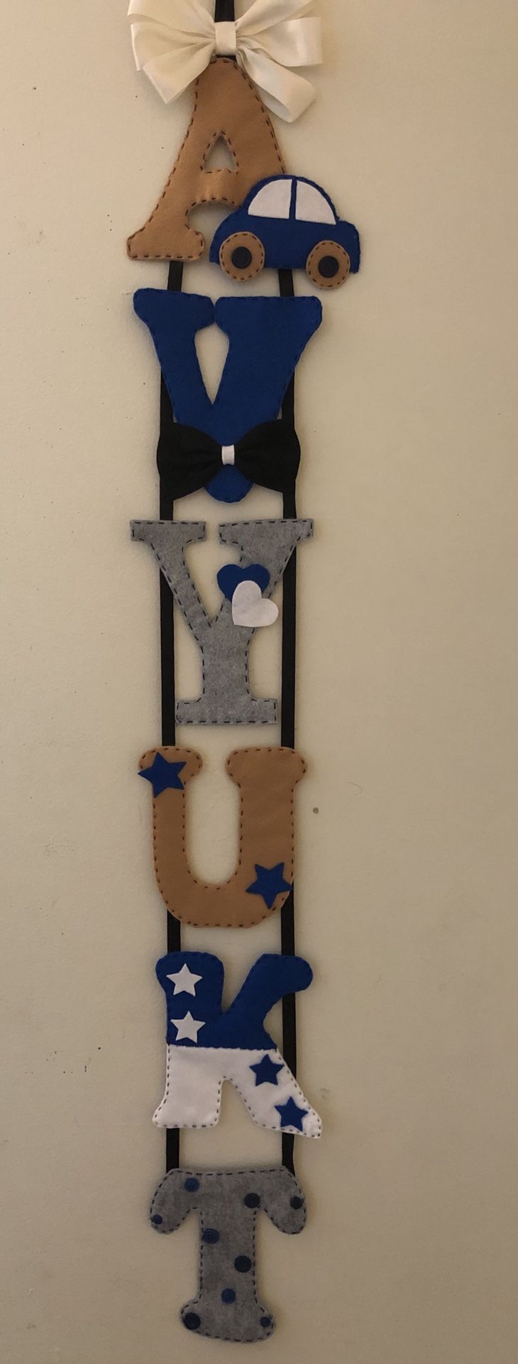 Kids room personalized wall decor custom made on order