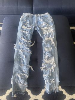 Custom Distressed Jeans