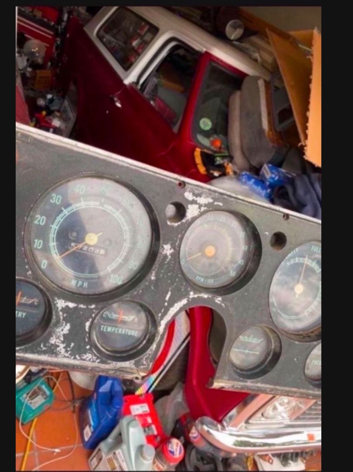 K5 Blazer Tach Cluster 1972 C10