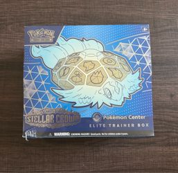Stellar Crown Pokemon Center ETB (tear on front)
