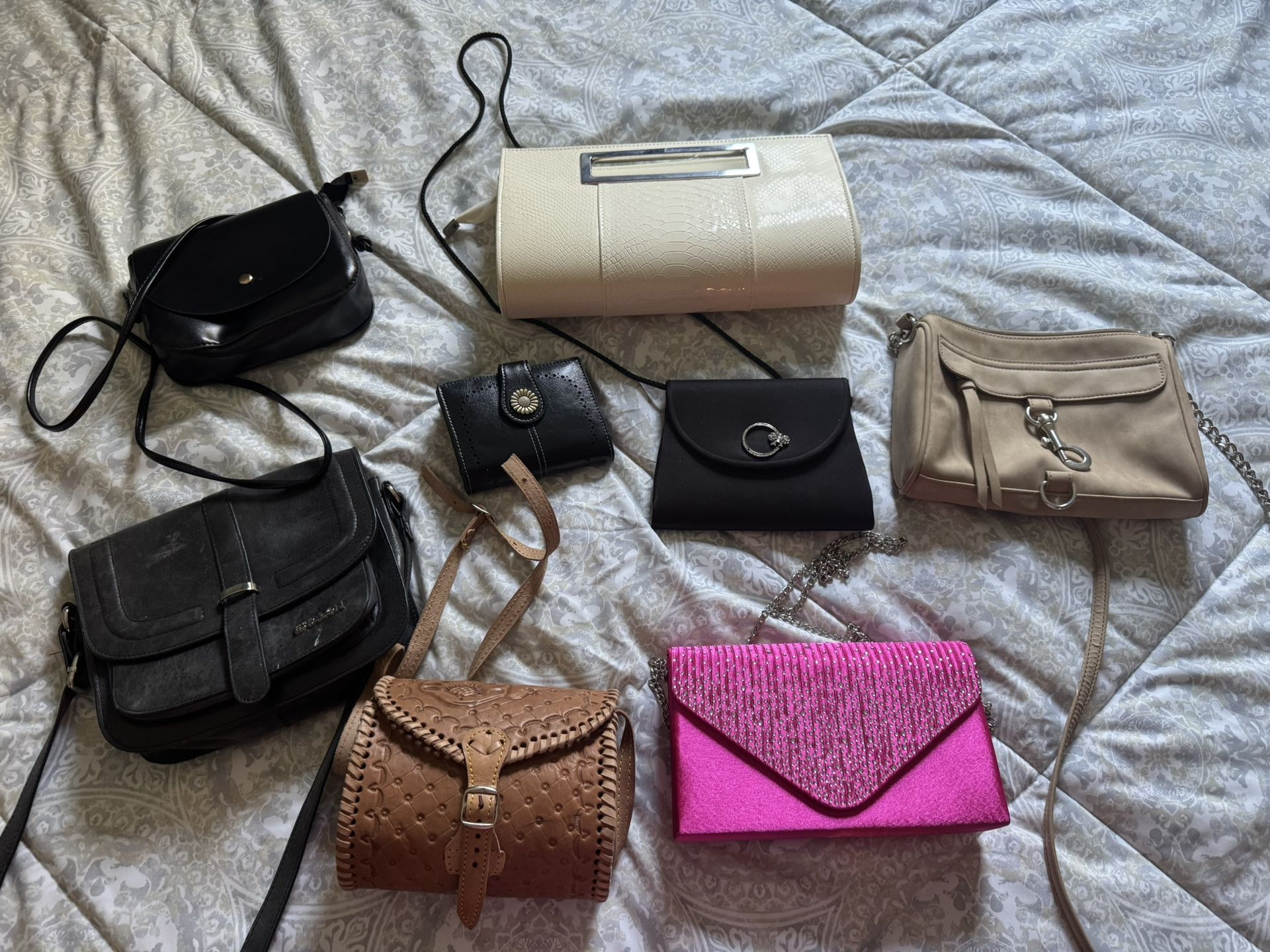 7 Purses and a Wallet