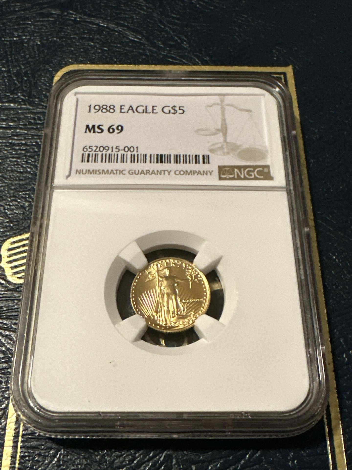 1988 1/10oz Gold Eagle $5