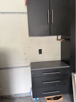 FREE- Prepac Garage Cabinets