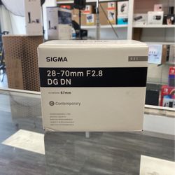 Sigma 28-70mm 2.8 For Sony E