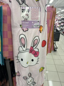Hello Kitty Easter  Bunny Blanket 