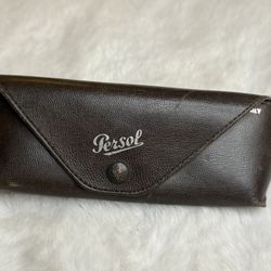 Rare Leather Persol Case Made In Italy Case Only